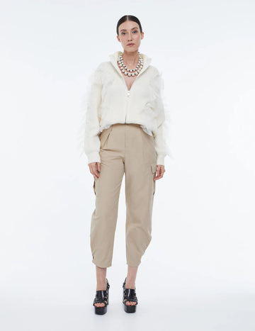 Chaqueta Punto Tull Beig