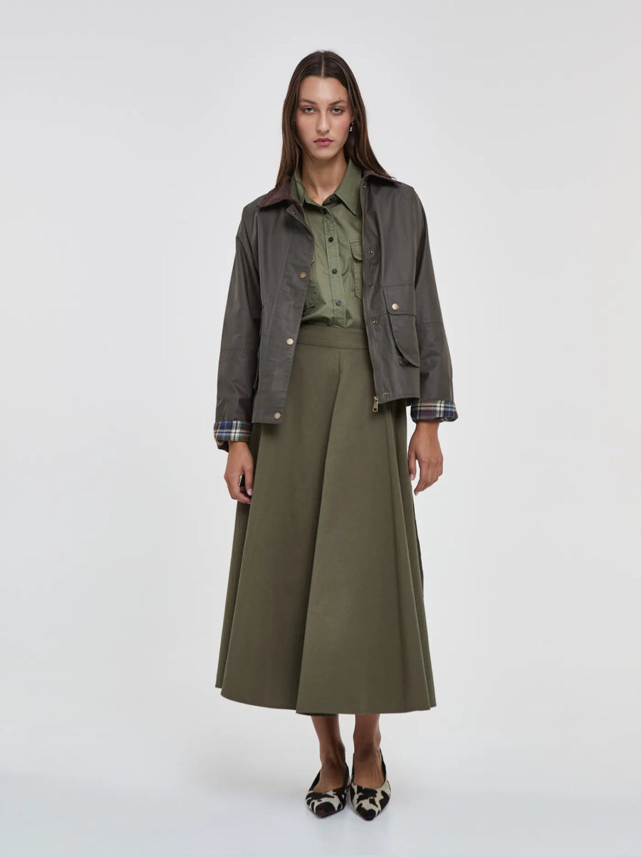 Camisa Militar Verde Kaki