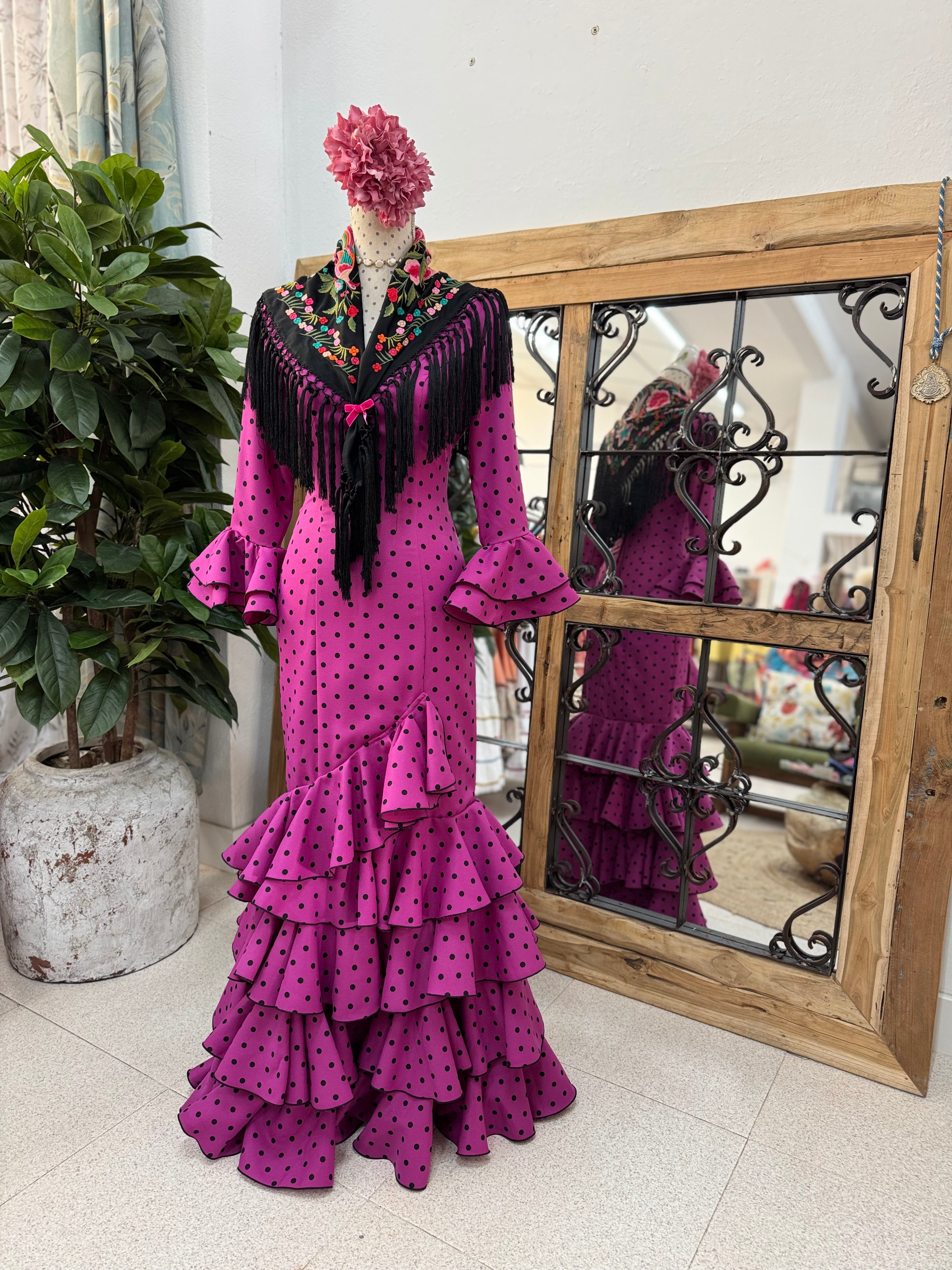 Traje de Flamenca Lola Buganvilla