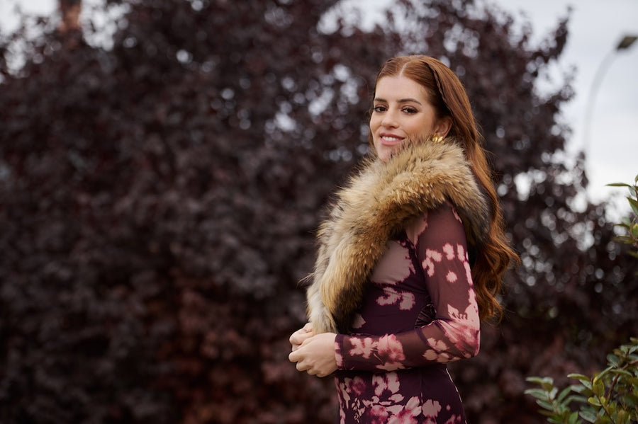 Cuello Piel Natural Pico