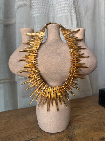 Choker Estalactitas Dorado