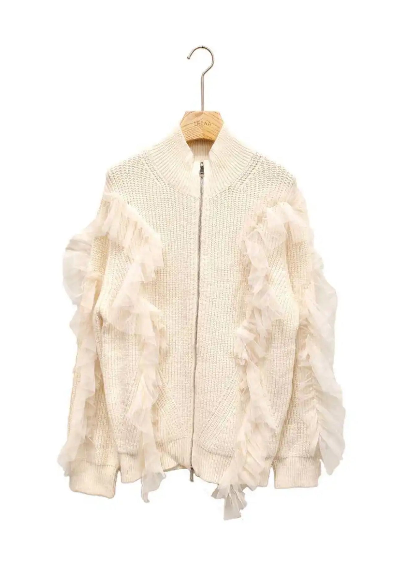 Chaqueta Punto Tull Beig