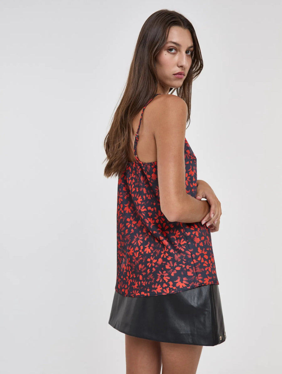 Top Lencero Flowers Red