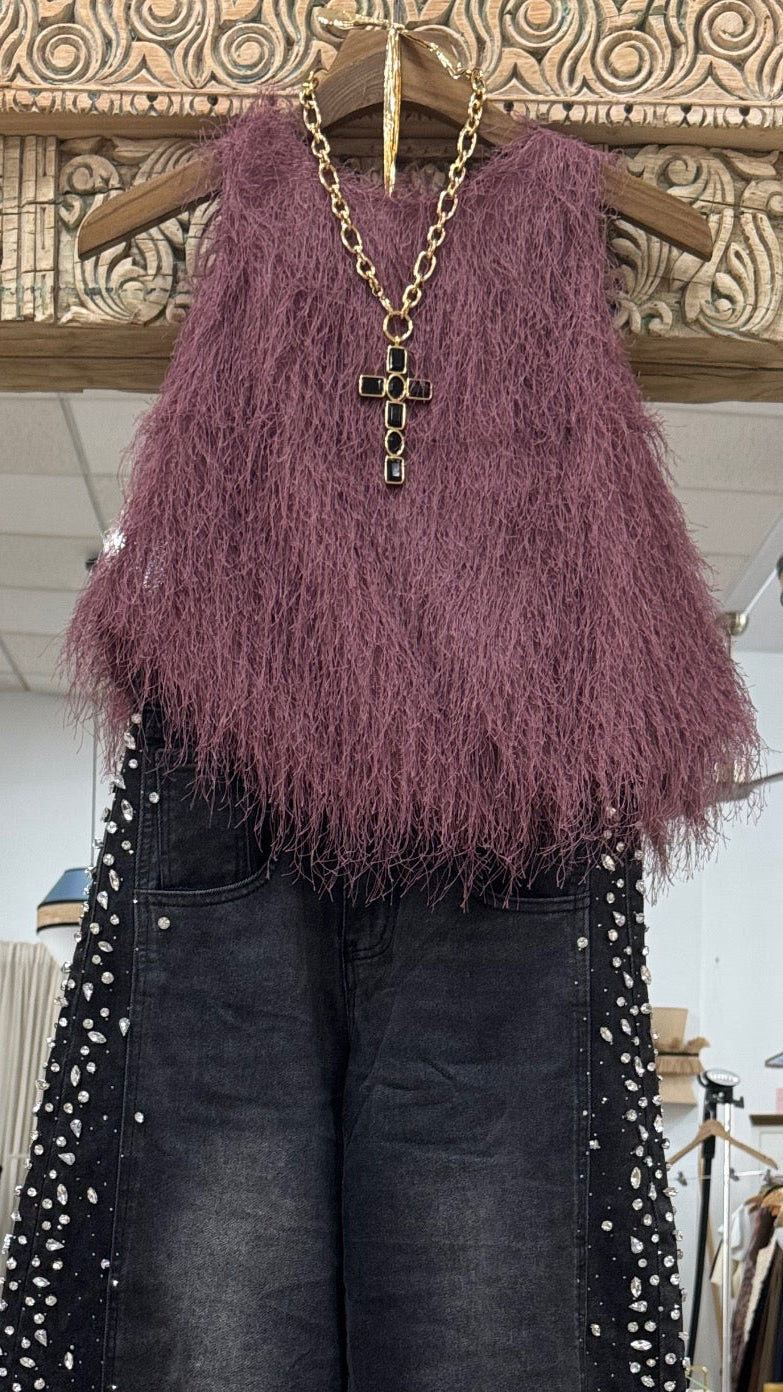 Top Flecus Rosa