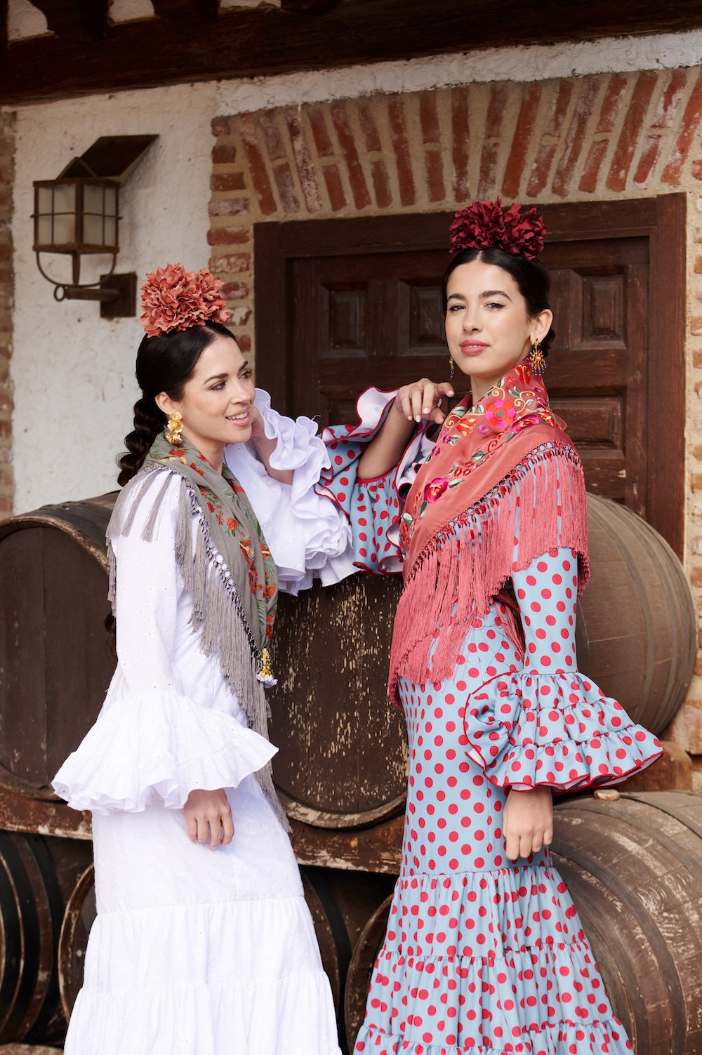 Traje de Flamenca Mod. Cordobesa  Bioelástico Lunar