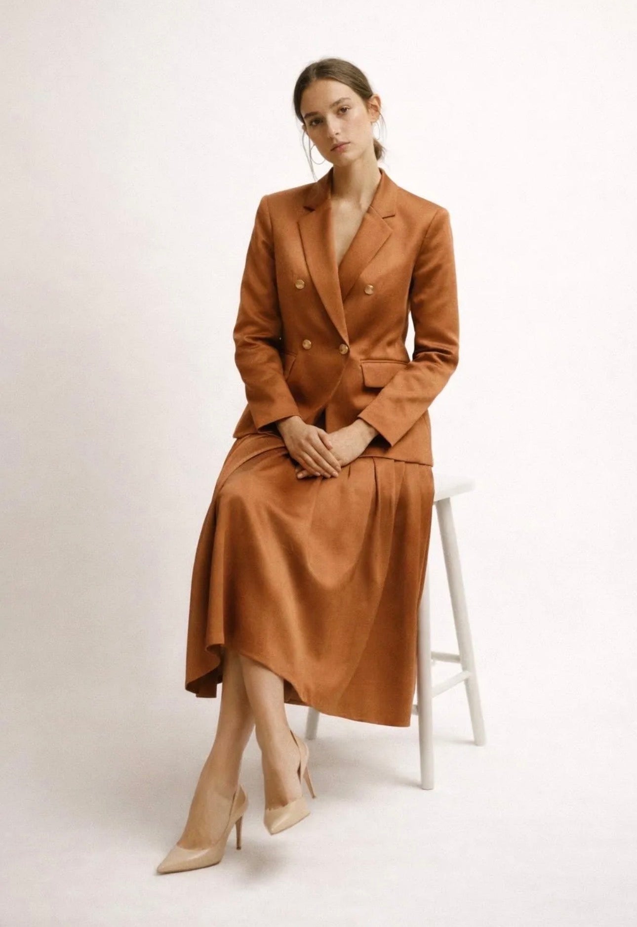 Blazer Piel de Ángel Terracota