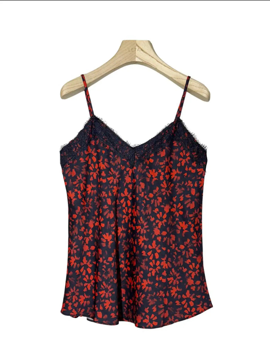 Top Lencero Flowers Red