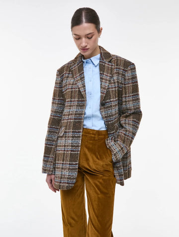 Chaqueta Abrigo Cuadros