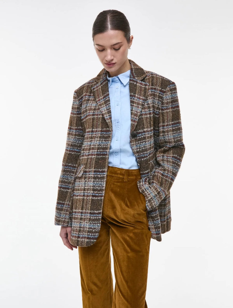 Chaqueta Abrigo Cuadros