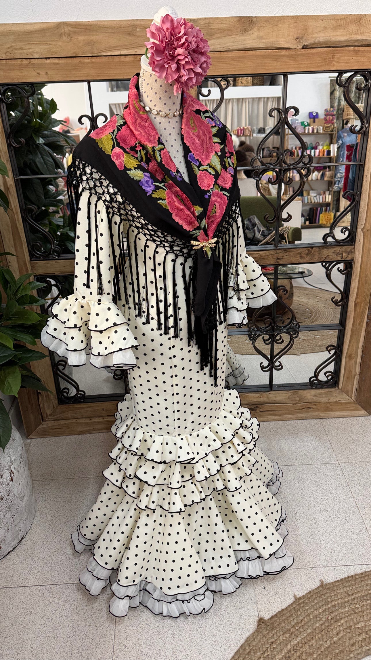 Vestido Macu Beig lunar Negro T.36