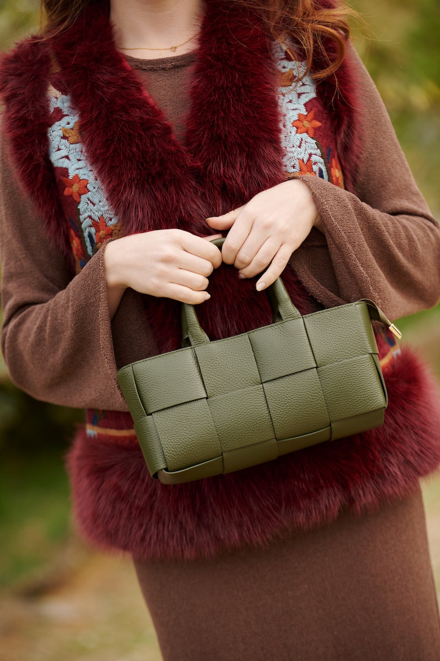 Bolso Piel Trenza disponible en 5 colores