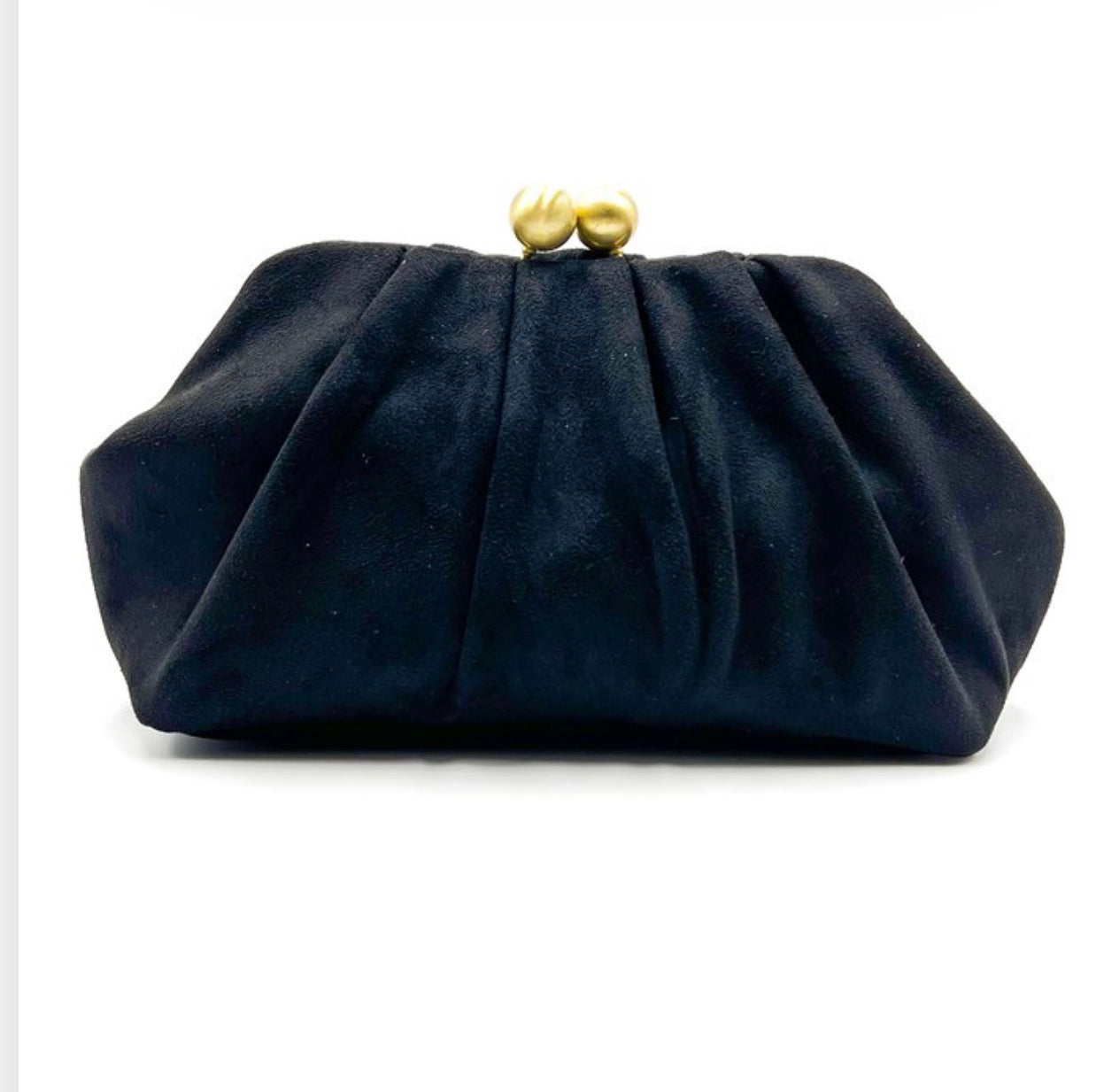 Bolso de Mano Bolas Negro