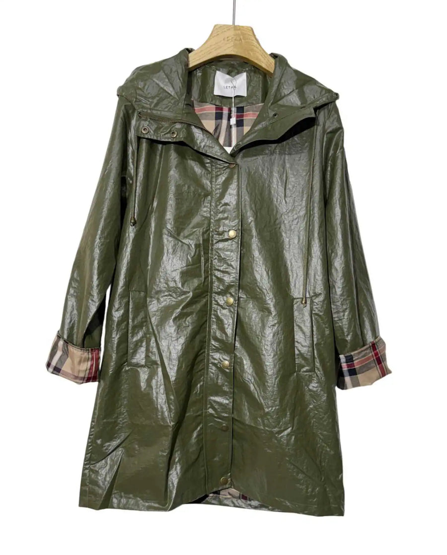 Chaqueta Chubasquero Verde