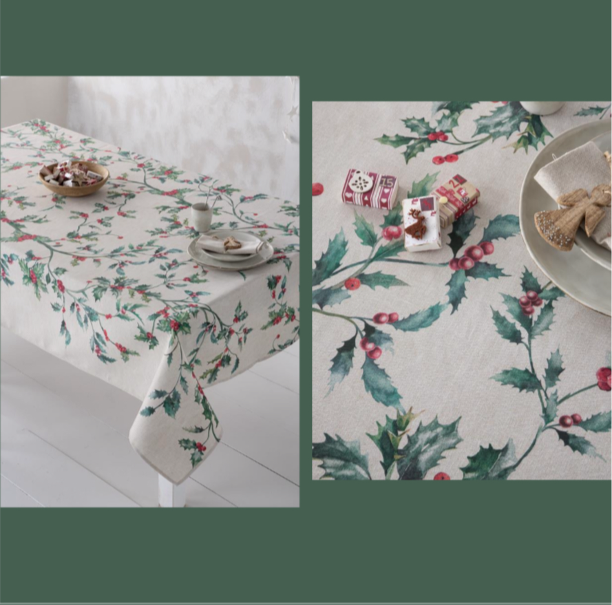 Mantel de Navidad Muérdago