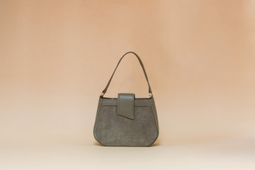 Bolso Piel Saddle Taupe