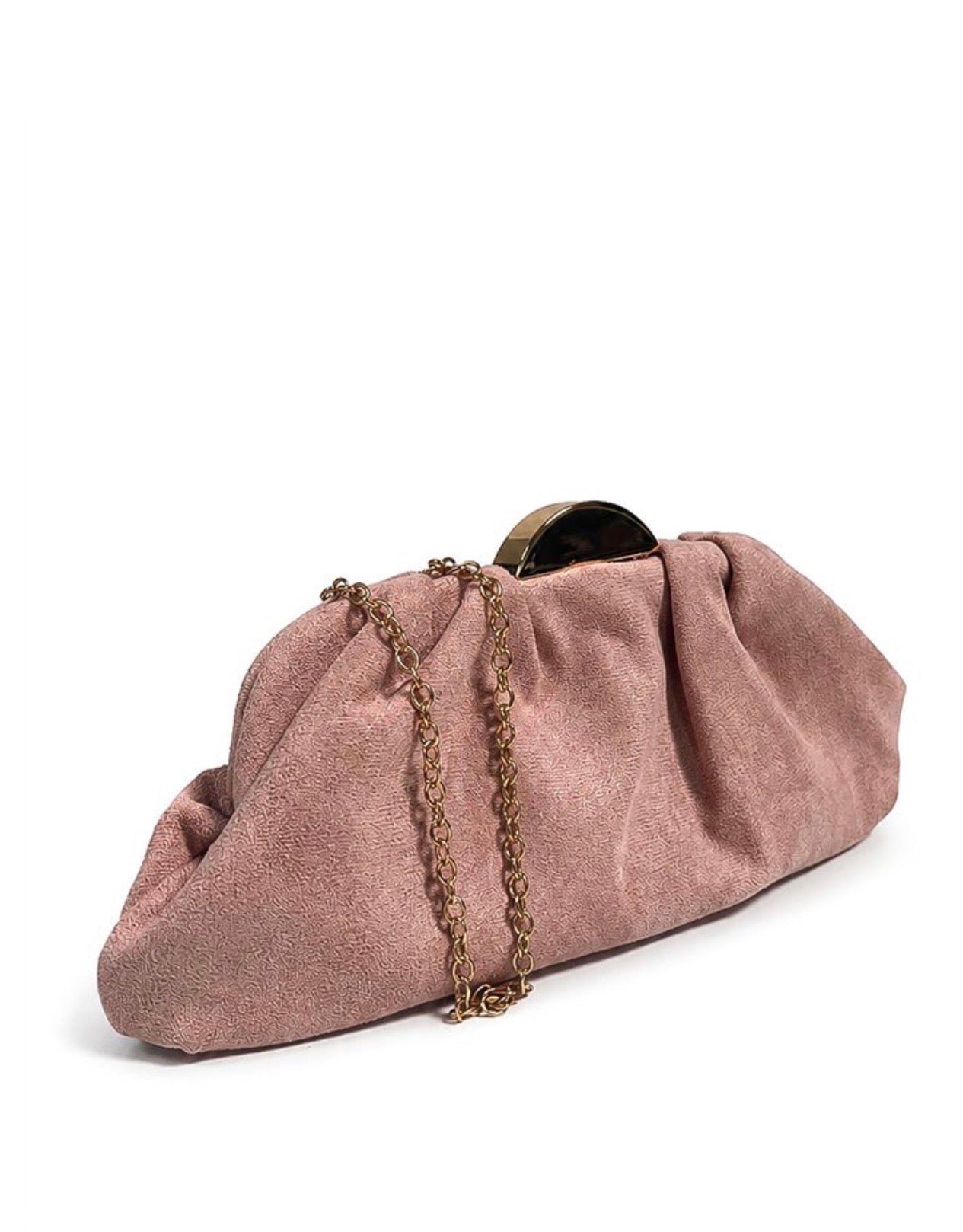Bolso de Mano Ante Rosa
