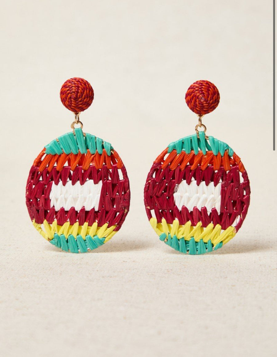 Pendientes Yute Colores