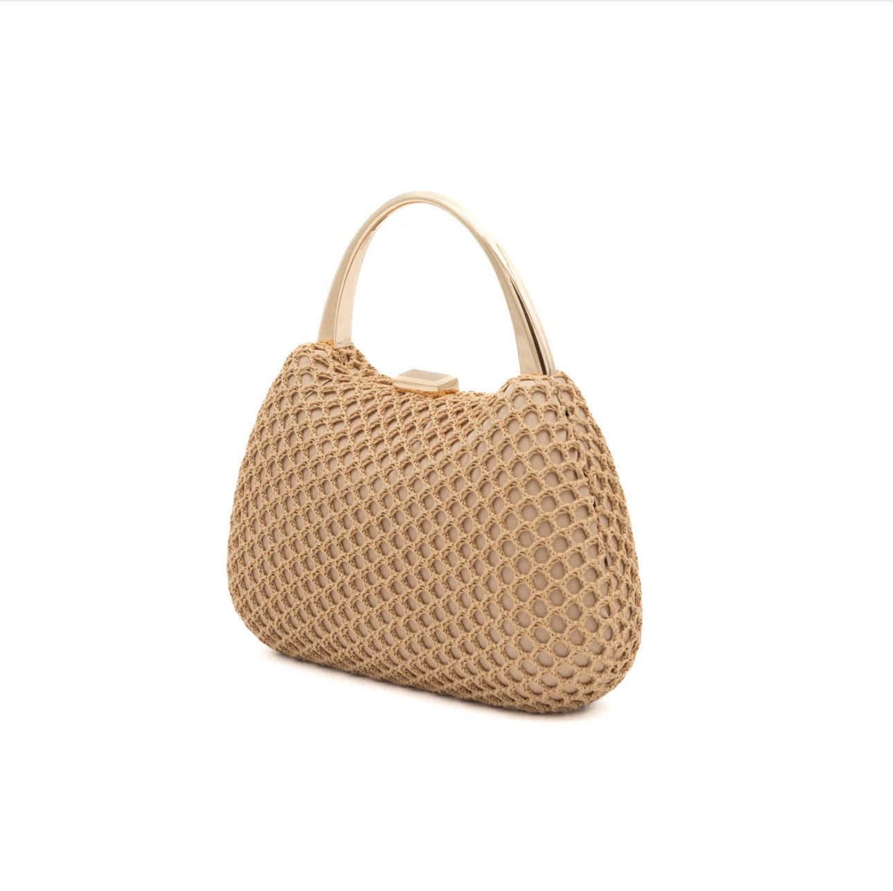 Bolso Cadace Tostado Rejilla