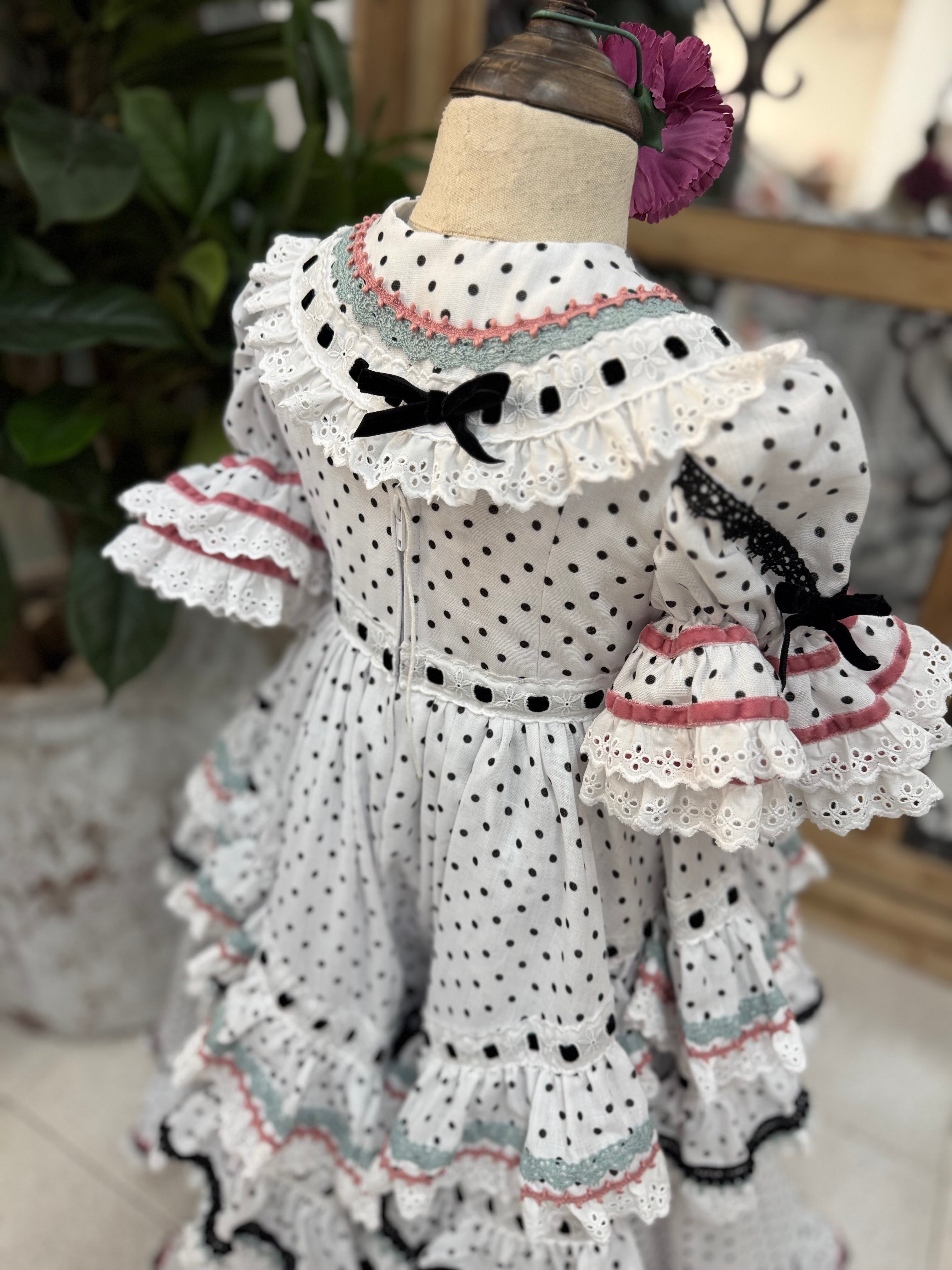 Traje de Flamenca Marisol Lunar T. 4