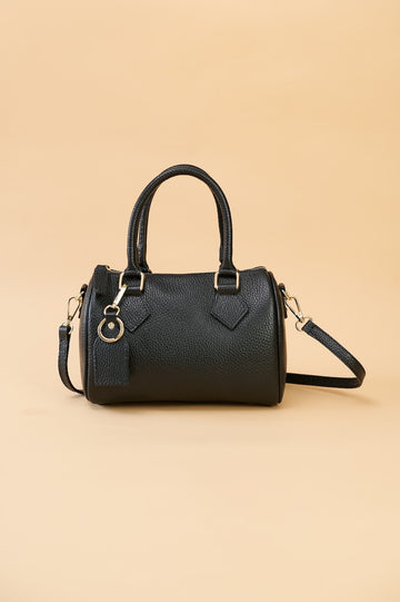 Bolso Piel Bowling Negro