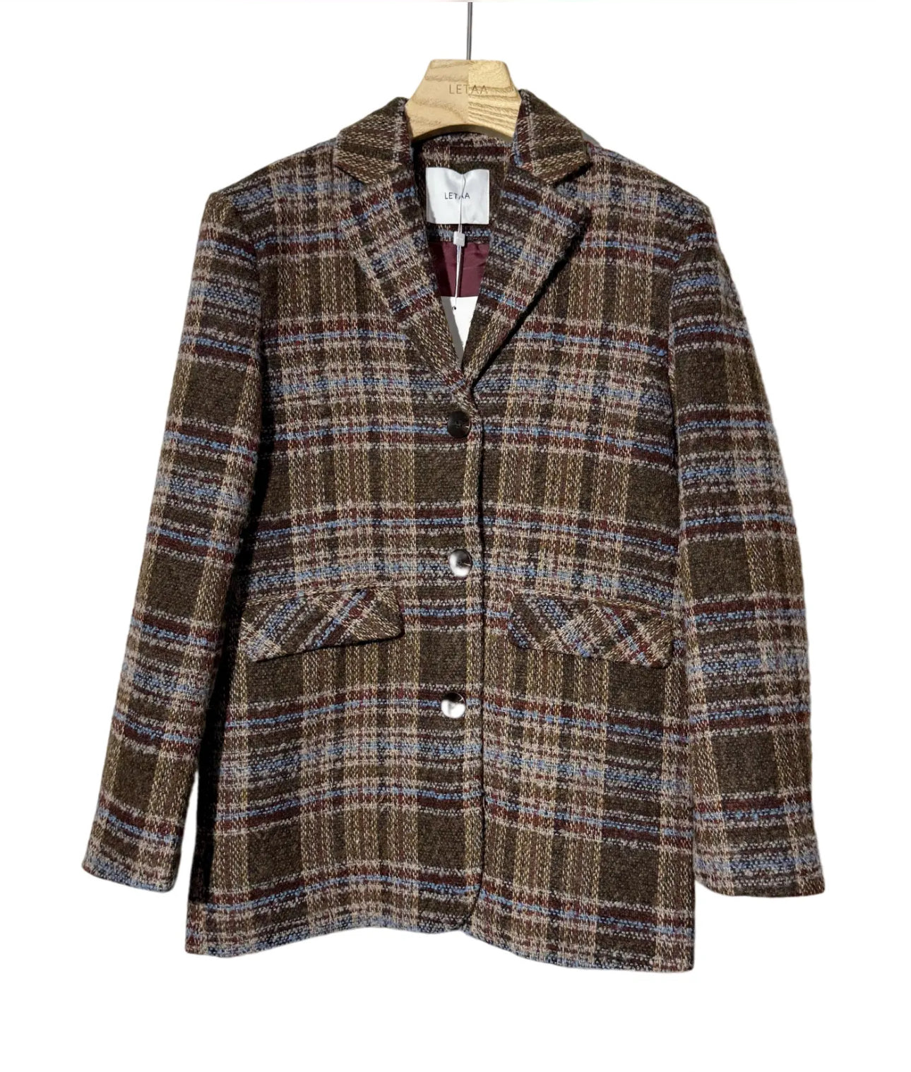 Chaqueta Abrigo Cuadros