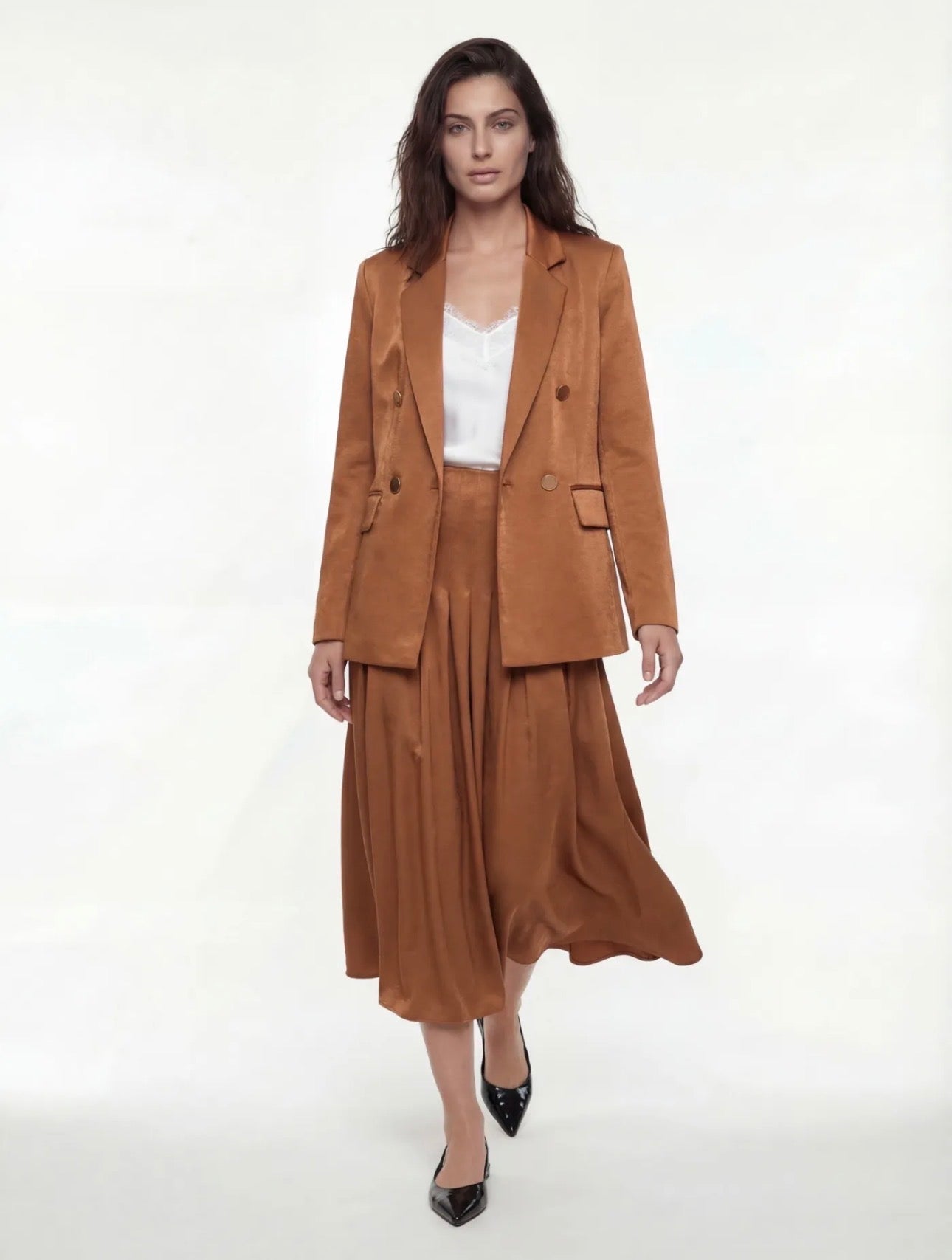 Blazer Piel de Ángel Terracota