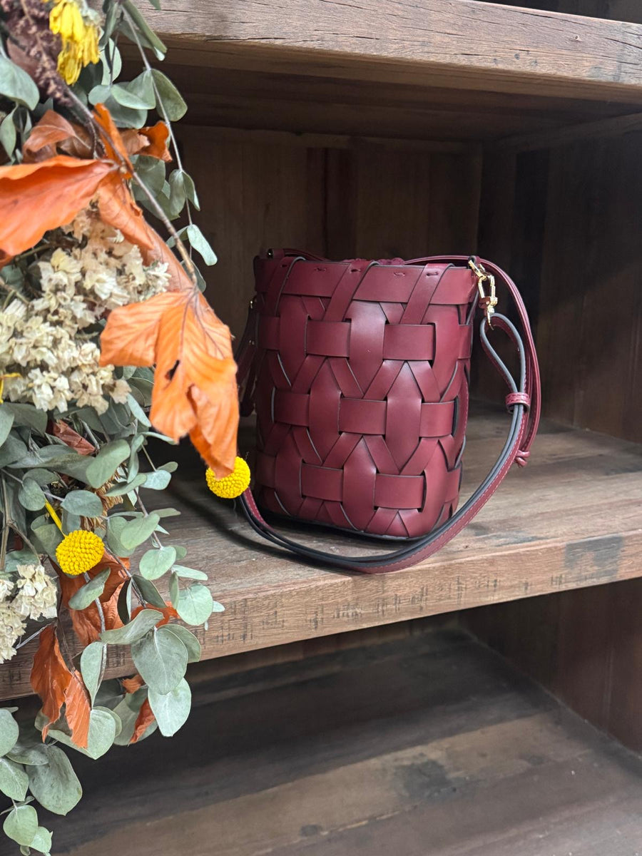 Bolso Piel Trenzada Rozas