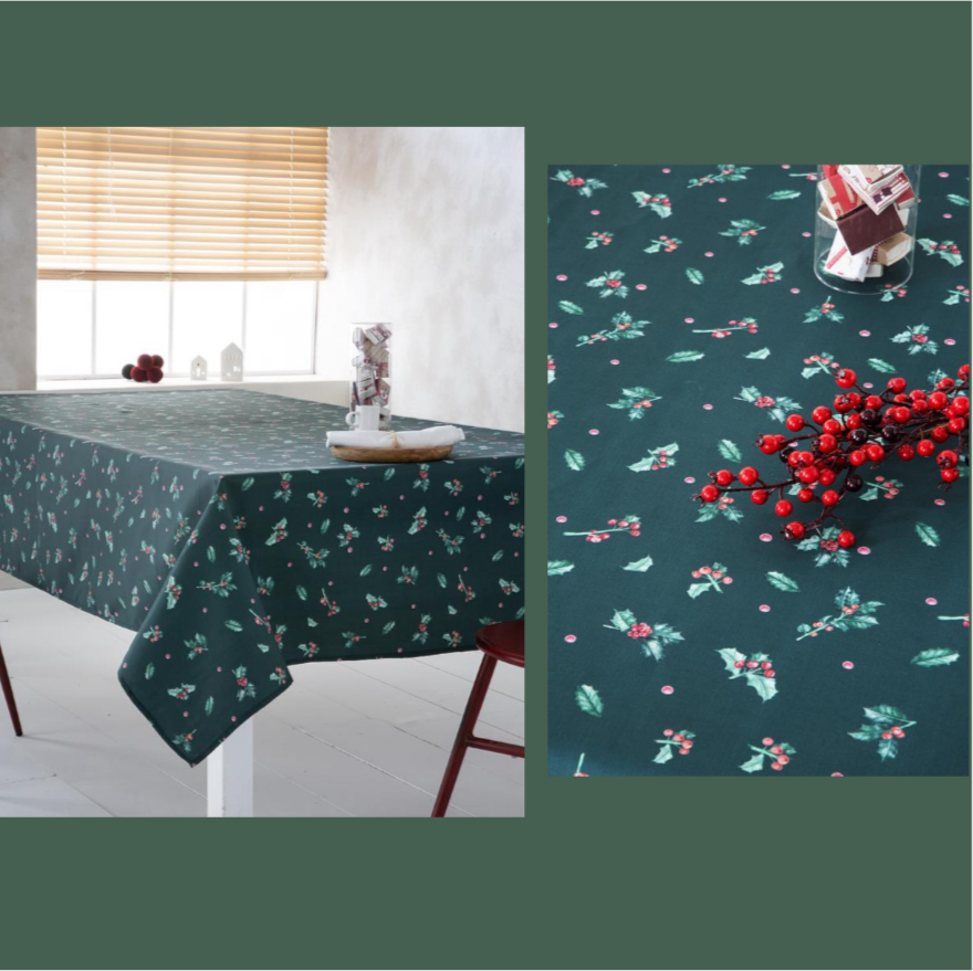 Mantel de Navidad Acebo