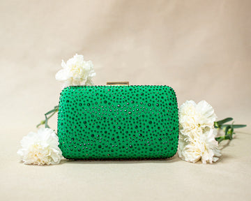 Clutch Diamond Verde