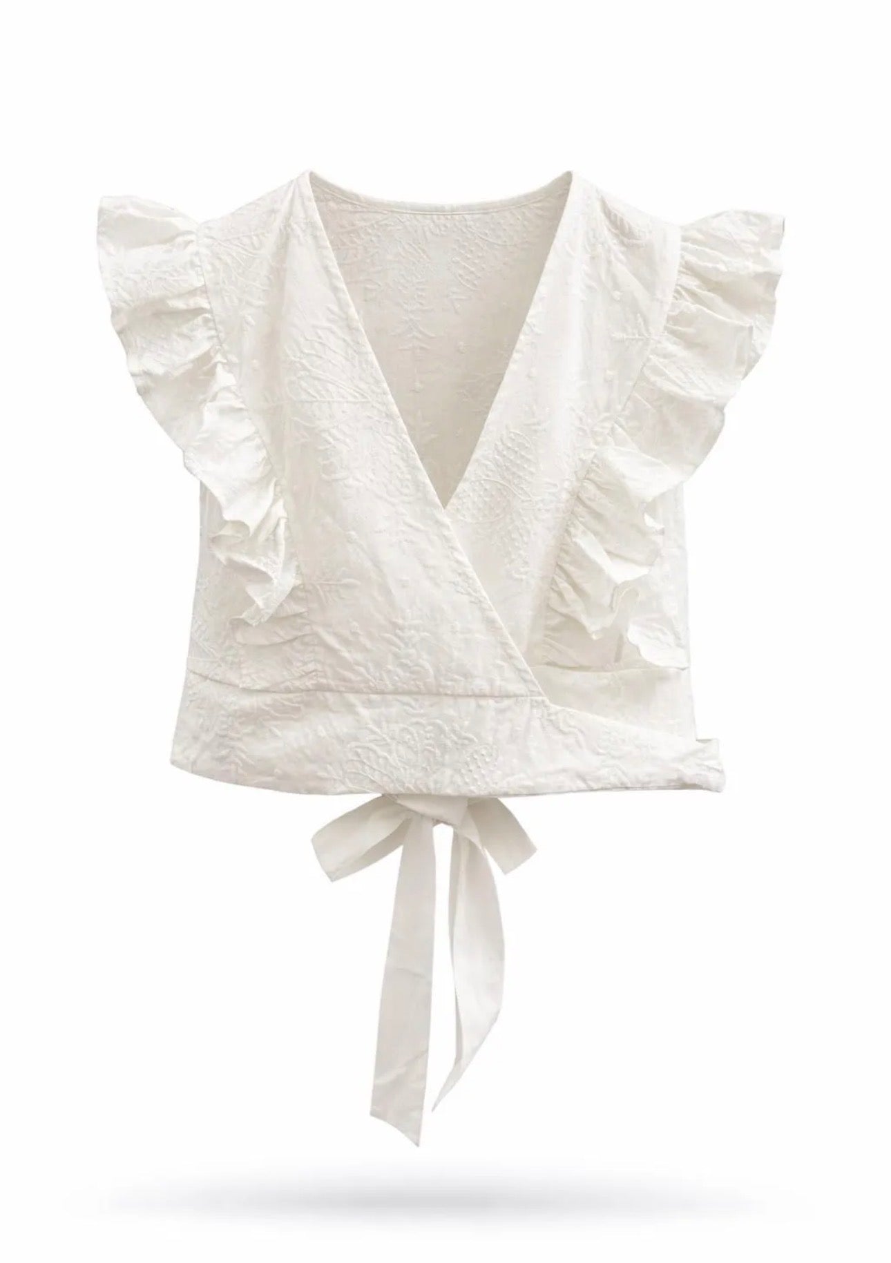 Top Bordado Blanco