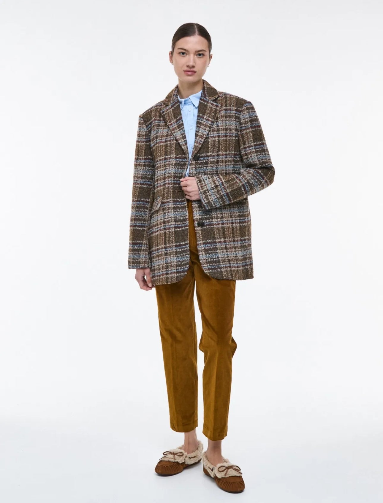 Chaqueta Abrigo Cuadros