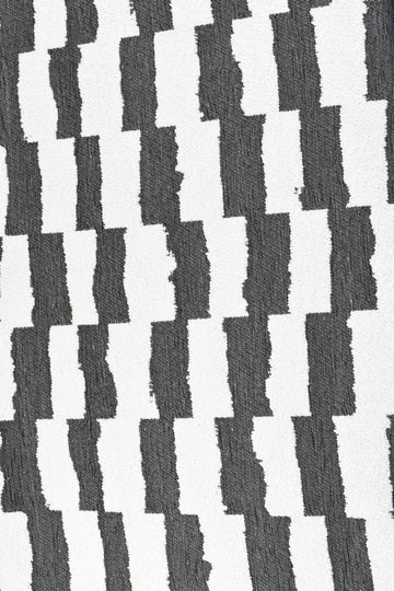 Tejido Jacquard con Boucle Estampado Gris Oscuro