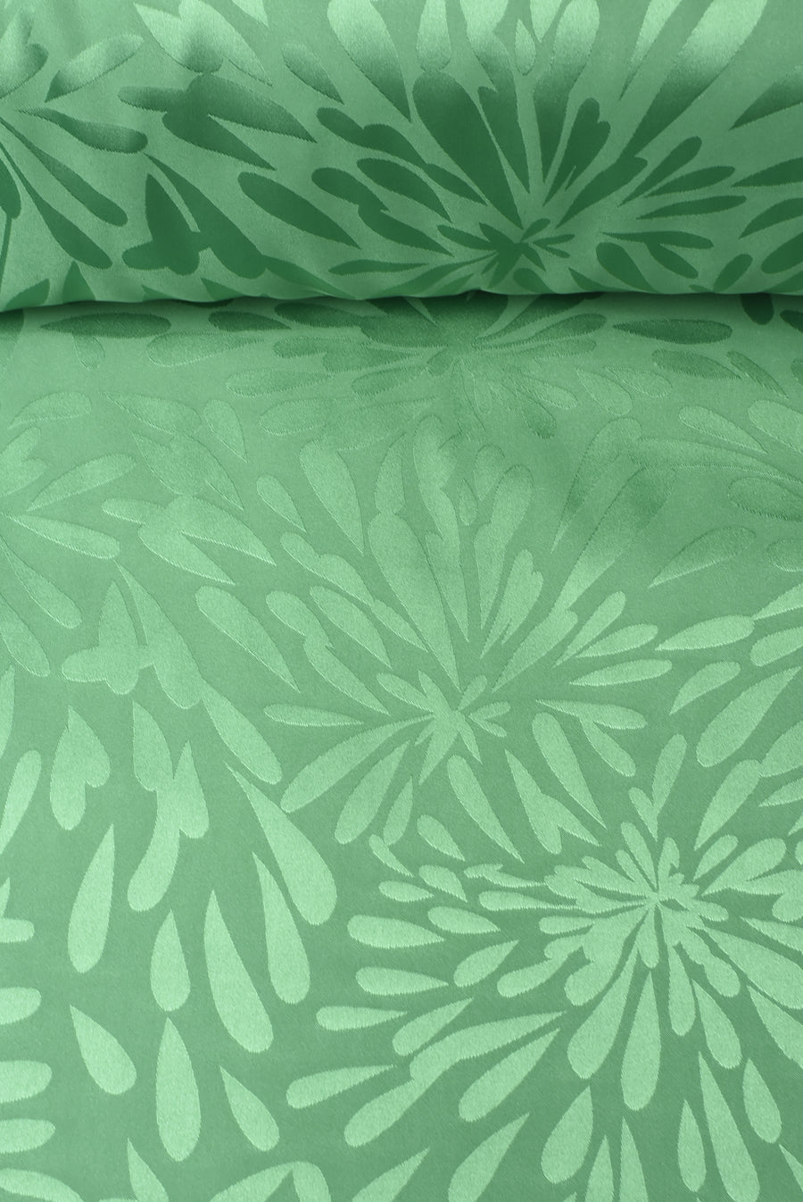 Tejido Fiesta Jacquard Seda Verde