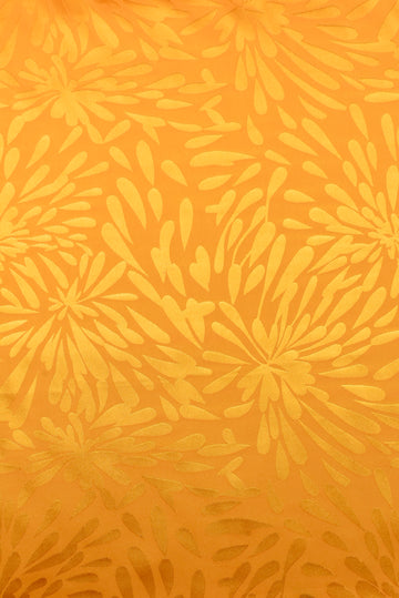 Tejido Fiesta Jacquard Seda Naranja