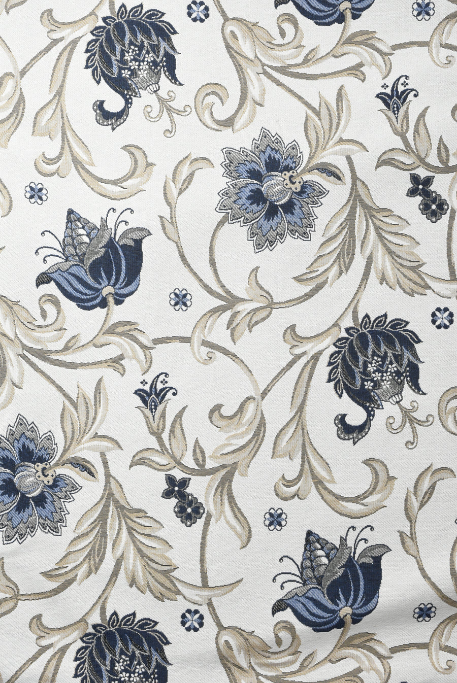 Tejido Jacquard Flor Y Planta