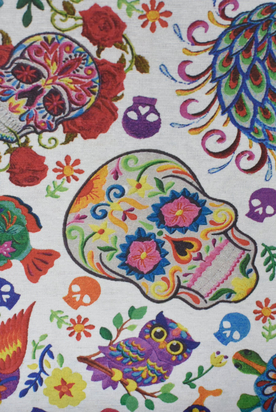 Tejido Loneta Calavera