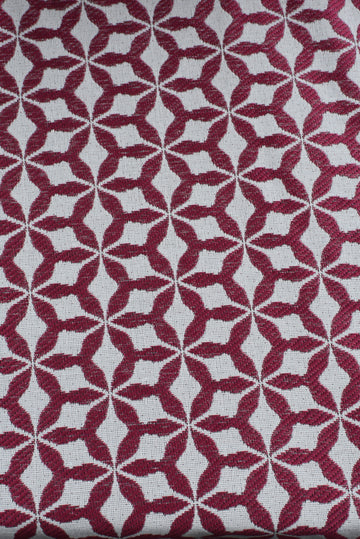 Tejido Jacquard Grecia Rojo