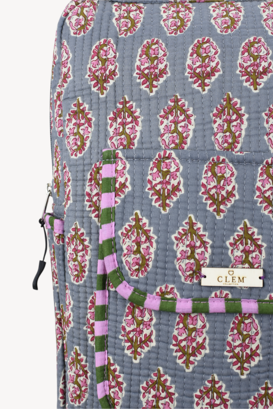 Mochila Acolchada Gris