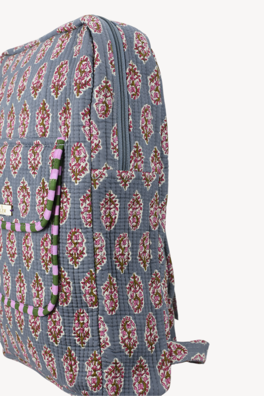 Mochila Acolchada Gris