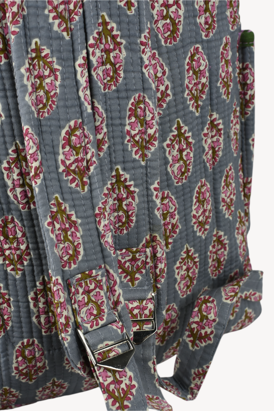 Mochila Acolchada Gris