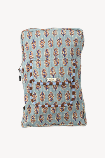 Mochila Acolchada Azul Agua