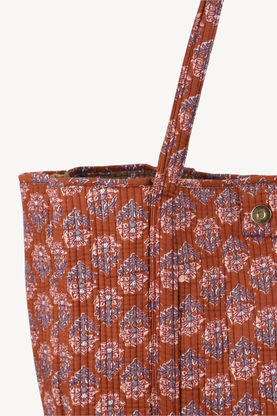 Bolso Acolchado flores
