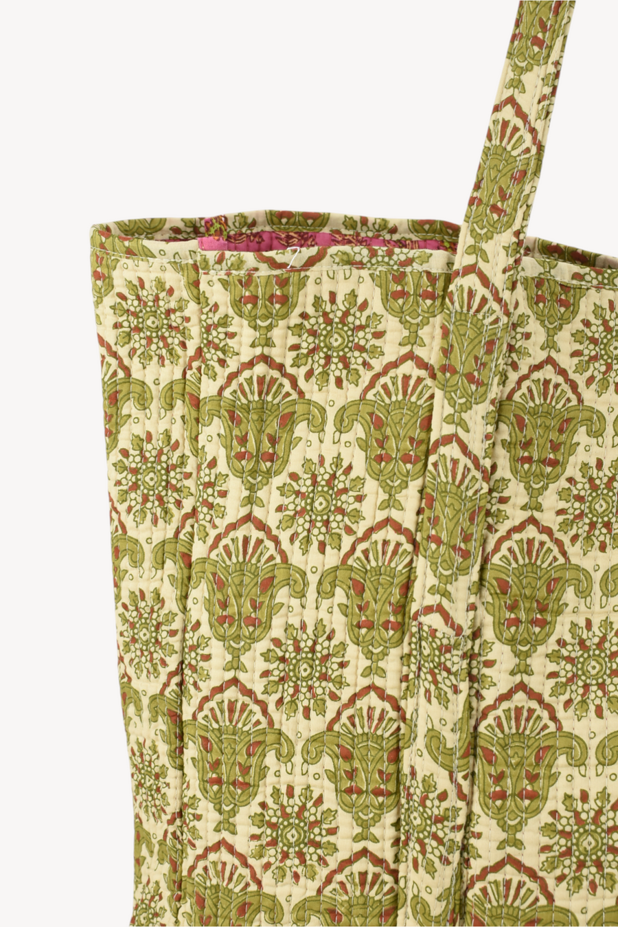 Bolso Acolchado Flores