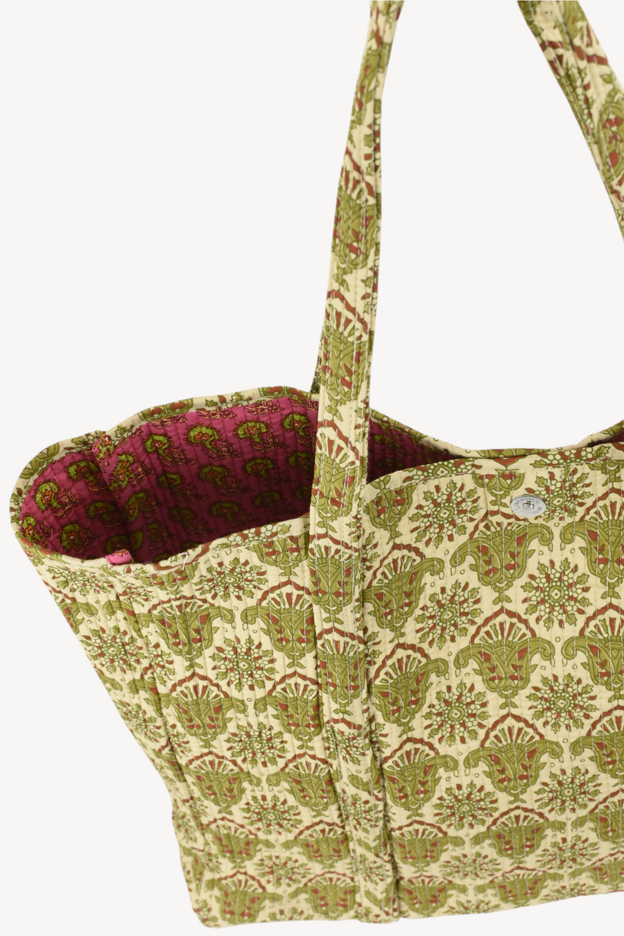 Bolso Acolchado Flores