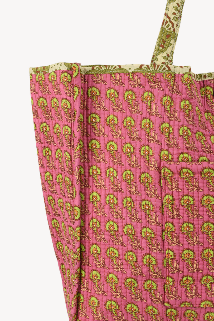 Bolso Acolchado Flores