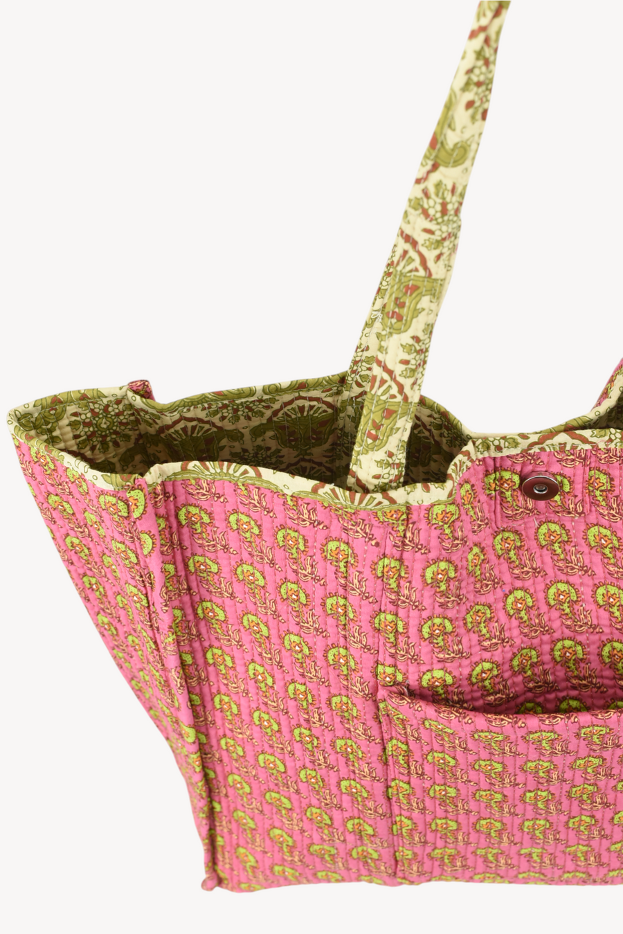 Bolso Acolchado Flores