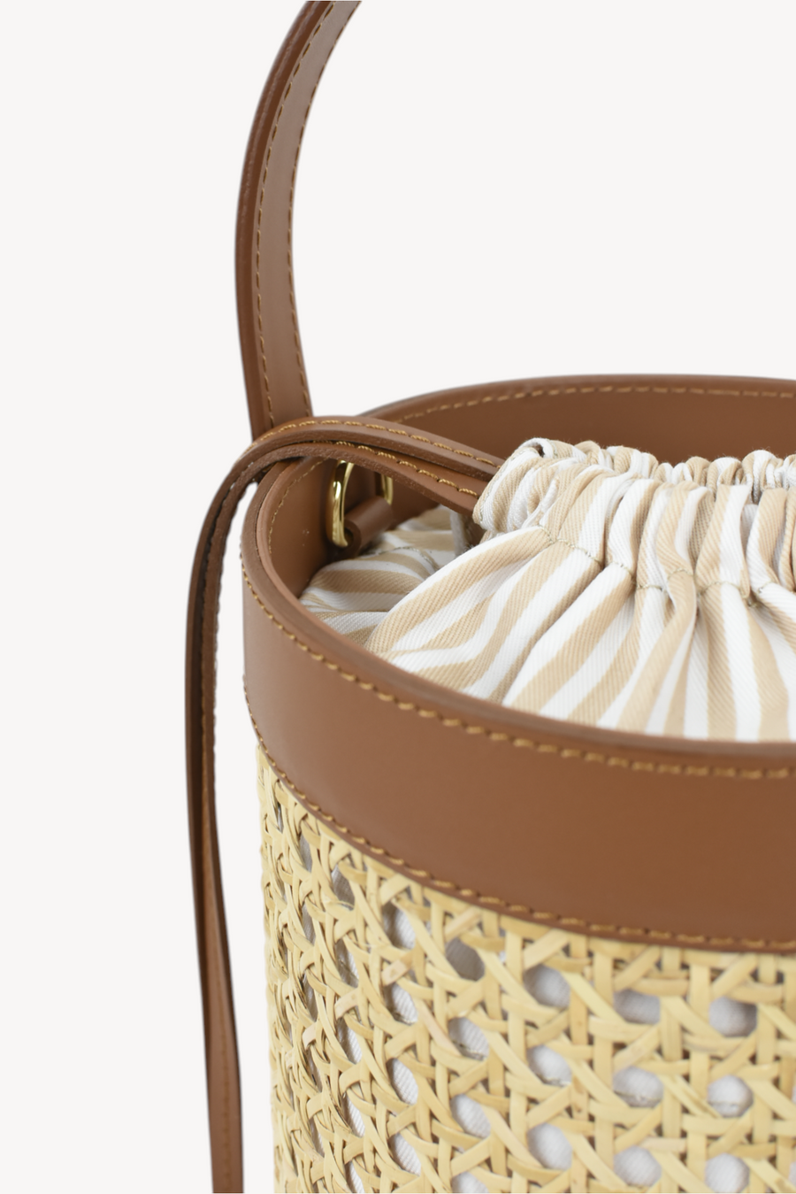 Bolso Piel Ratan Bombín
