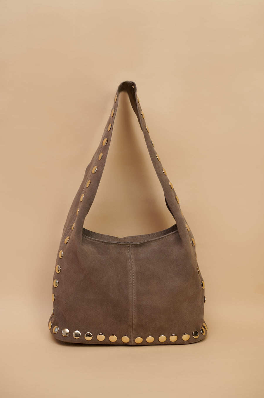 Bolso Piel Ante Tachas en 4 colores disponibles