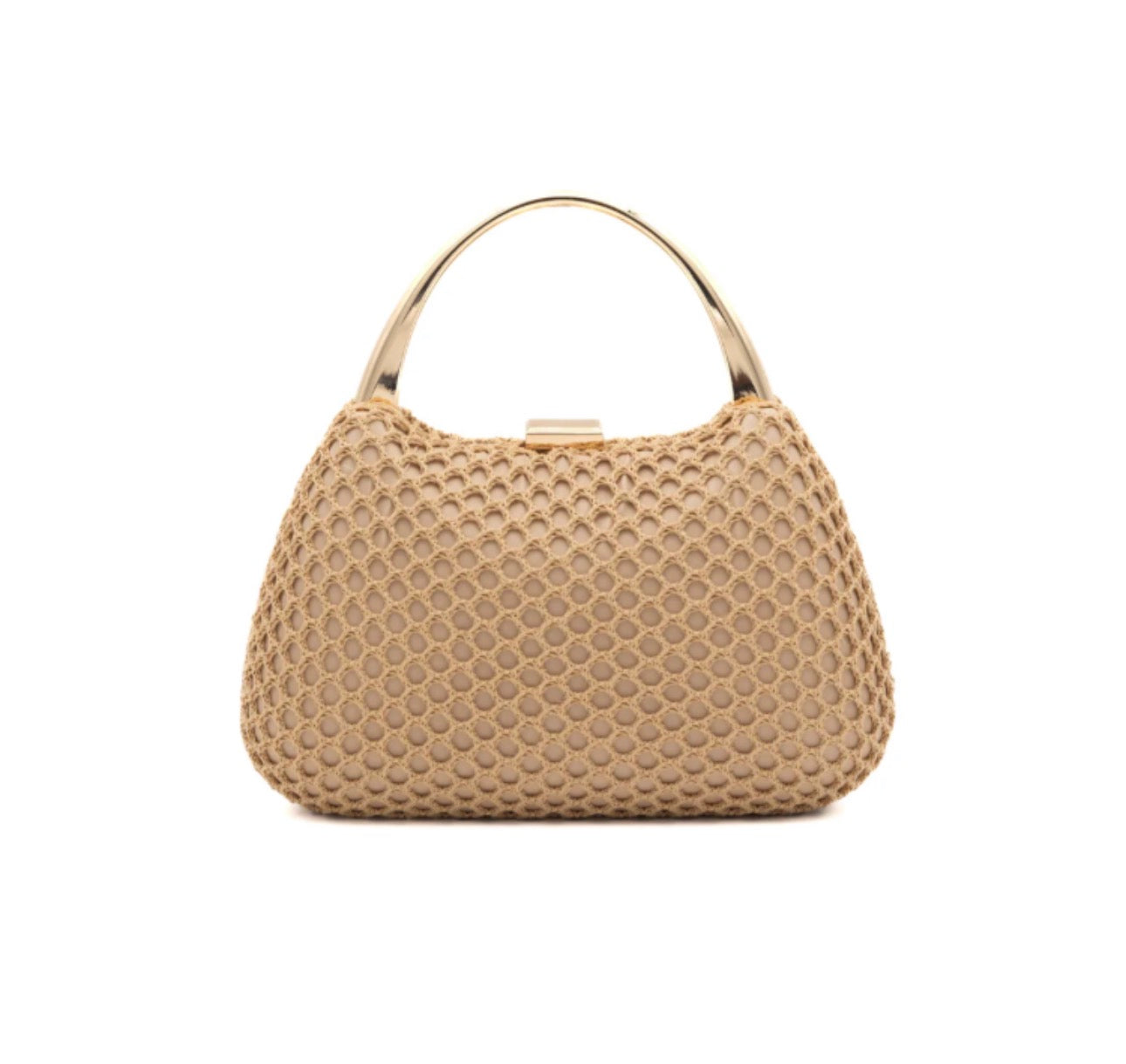 Bolso Cadace Tostado Rejilla