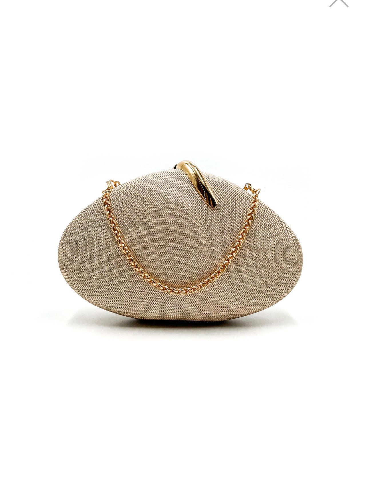 Clutch Oval Nude Lux